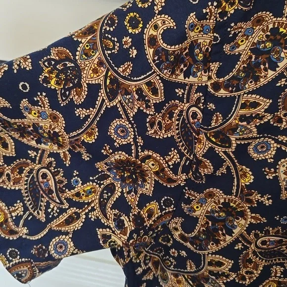 Silver Stone Collection Navy Floral Shirt - Picture 2 of 10